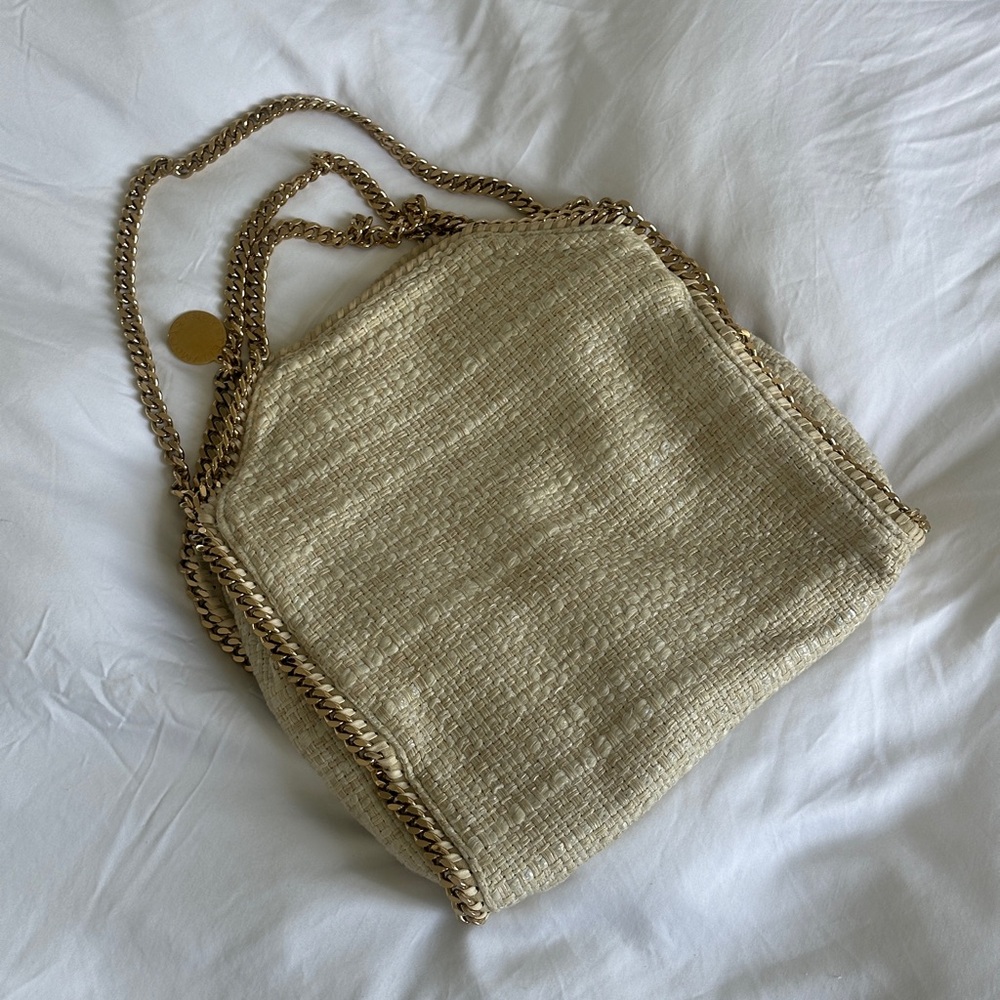 Stella McCartney Flap Falabella Woven Tote